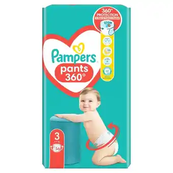 Auchan Pampers Pants Pieluchomajtki, rozmiar 3, 56 sztuk, 6kg-11kg oferta