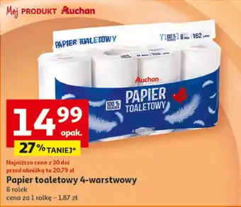 Auchan Papier toaletowy Auchan oferta