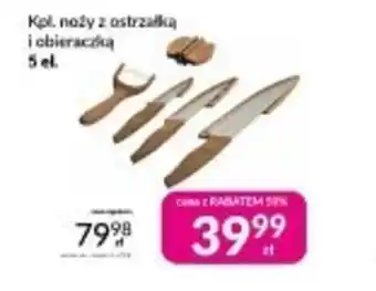 bi1 Komplet noży z ostrzałką i obieraczką oferta