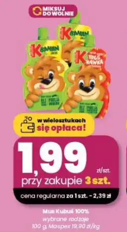 EMMA market Mus Kubuś 100% Maspex oferta