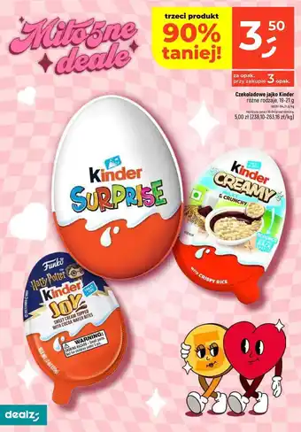 Dealz Jajko niespodzianka Kinder Creamy oferta