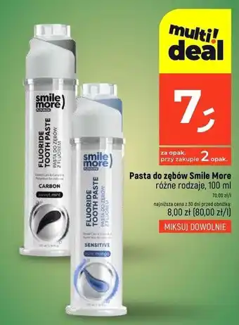 Dealz Pasta do zębów sensitive Smile More oferta