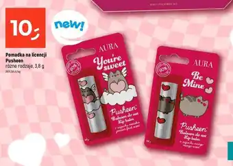 Dealz Pomadka pusheen be mine Aura Cosmetics oferta