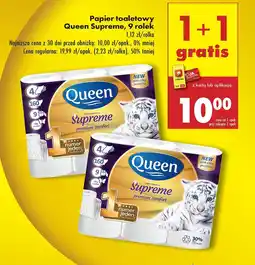 Biedronka Papier toaletowy supreme Queen oferta