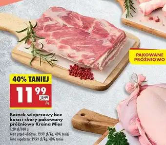 Biedronka Boczek wieprzowy bez żeber i skóry Kraina Mięs oferta