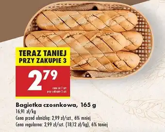 Biedronka Bagietka czosnkowa oferta