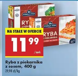 Biedronka Ryba z piekarnika sosem włoskim Family Fish oferta