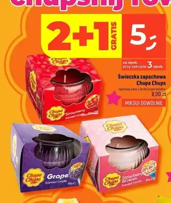 Dealz Świeca strawberry Chupa Chups oferta