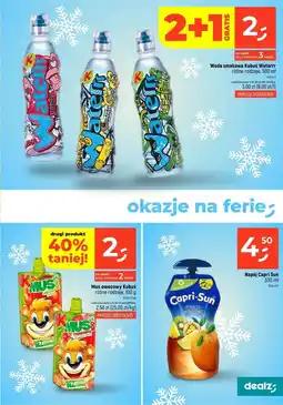 Dealz Woda wiśnia-limonka Kubuś Waterrr Ice oferta