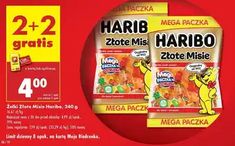 Biedronka Żelki Haribo Złote Misie oferta