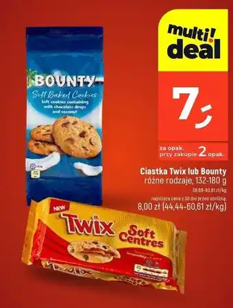 Dealz Ciastka z kawałkami czekolady i karmelowym nadzieniem Twix Soft Centres oferta