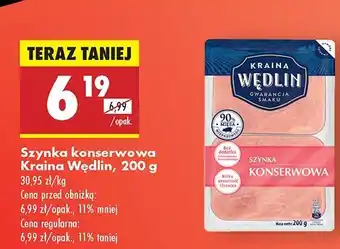 Biedronka Szynka konserwowa Kraina Wędlin oferta