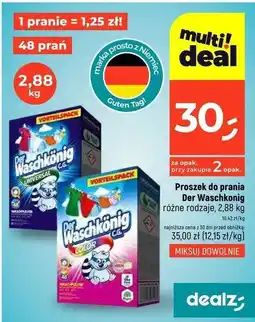 Dealz Proszek do prania color Der Waschkonig oferta