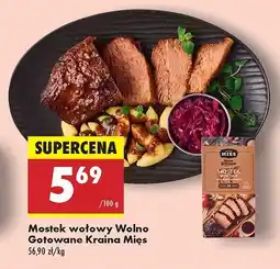 Biedronka Mostek wołowy wolno gotowany Kraina Mięs oferta