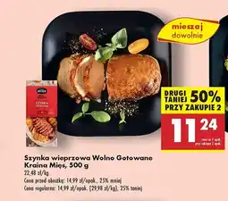 Biedronka Szynka wieprzowa wolno gotowana Kraina Mięs oferta