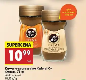 Biedronka Kawa o smaku irish likier Cafe D'or Crema oferta