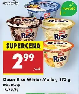 Biedronka Deser ryżowy gruszka Muller Riso 5 Ziaren oferta