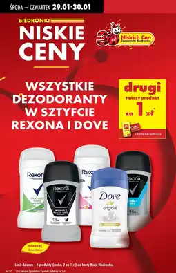 Biedronka Dezodorant Dove Original oferta