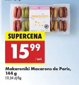 Biedronka Makaroniki Macarons De Paris oferta