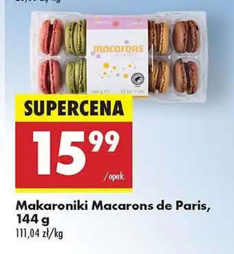 Biedronka Makaroniki Macarons De Paris oferta