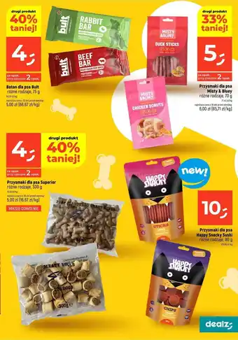 Dealz Przysmak dla psa chicken donuts Misty & Bluey oferta