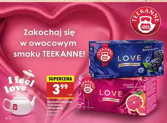 Biedronka Herbata blueberry & blackberry Teekanne Love oferta