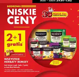 Biedronka Herbata earl grey z nutą cytryny Remsey oferta