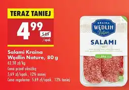 Biedronka Salami Kraina Wędlin Nature oferta