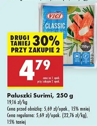 Biedronka Paluszki krabowe surimi Vici oferta