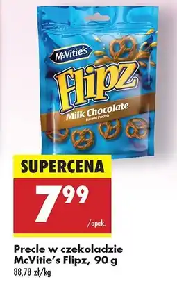 Biedronka Precle w czekoladzie Mc Vitie's Flipz oferta