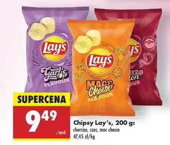 Biedronka Chipsy mac chesse Lay's oferta