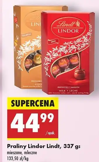 Biedronka Bombonierka assorted cornet Lindt Lindor oferta