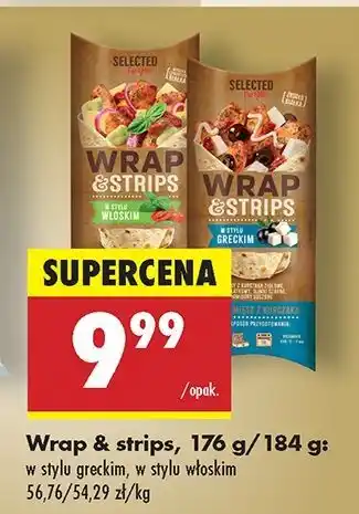 Biedronka Wrap & strips w stylu greckim Selected For You oferta