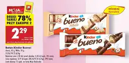 Biedronka Baton Kinder Bueno White oferta