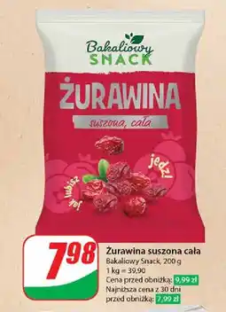 Dino Żurawina cała Bakaliowy Snack oferta