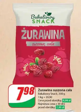 Dino Żurawina cała Bakaliowy Snack oferta