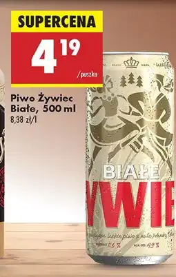 Biedronka Piwo Żywiec Białe oferta