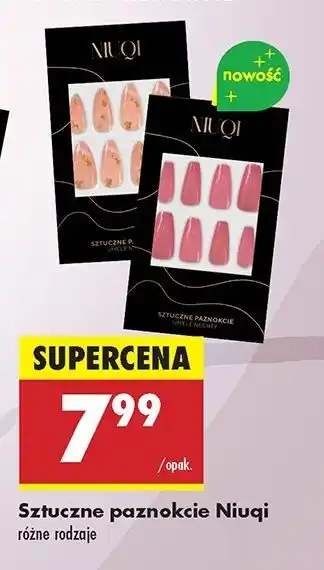 Biedronka Sztuczne paznokcie Niuqi oferta