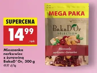 Biedronka Mieszanka nerkowiec-żurawina Bakad'or oferta