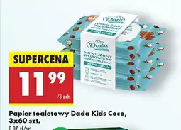 Biedronka Papier toaletowy nawilżany kokos Dada oferta