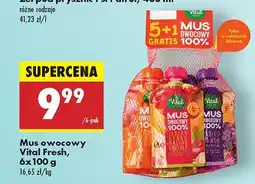 Biedronka Mus owocowy mix Vital Fresh oferta