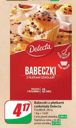 Dino Babeczki nadziewane płatkami czekolady Delecta oferta