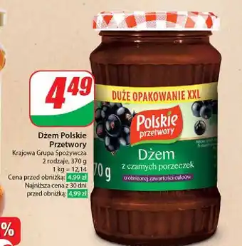 Dino Dżem z czarnych porzeczek Polskie Przetwory oferta