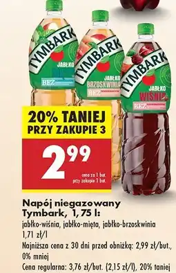 Biedronka Napój jabłko-wiśnia Tymbark 1936 oferta