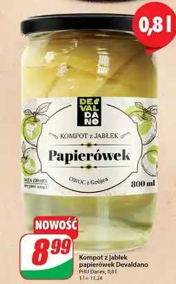 Dino Kompot z jabłem papierówek Devaldano oferta