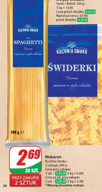 Dino Makaron spaghetti Kuchnia Smaku oferta