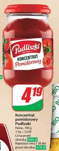 Dino Koncentrat pomidorowy 30% Pudliszki oferta