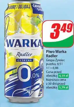 Dino Piwo Warka Radler Lemon 0.0% Alk oferta