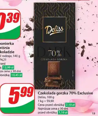 Dino Czekolada gorzka Deliss oferta