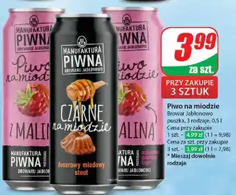 Dino Piwo Manufaktura Piwna Czarne Na Miodzie oferta